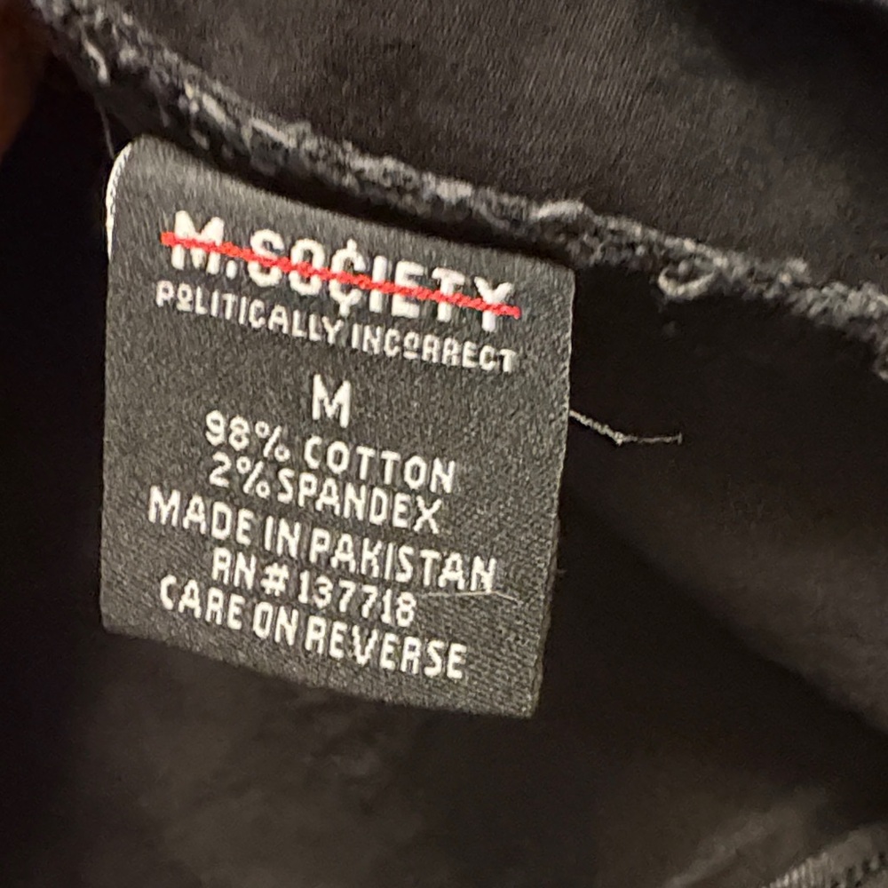Black Jean Jacket with Multicolor Splash Multi Color Details - Picture 5 of 7